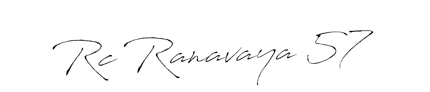 How to Draw Rc Ranavaya 57 signature style? Antro_Vectra is a latest design signature styles for name Rc Ranavaya 57. Rc Ranavaya 57 signature style 6 images and pictures png