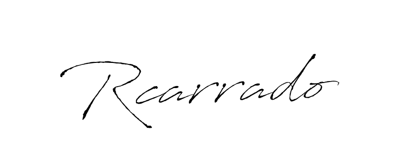 How to make Rcarrado signature? Antro_Vectra is a professional autograph style. Create handwritten signature for Rcarrado name. Rcarrado signature style 6 images and pictures png