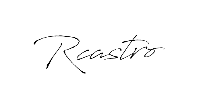 Create a beautiful signature design for name Rcastro. With this signature (Antro_Vectra) fonts, you can make a handwritten signature for free. Rcastro signature style 6 images and pictures png