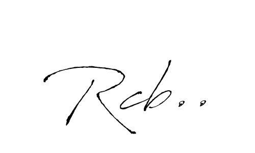 You should practise on your own different ways (Antro_Vectra) to write your name (Rcb..) in signature. don't let someone else do it for you. Rcb.. signature style 6 images and pictures png