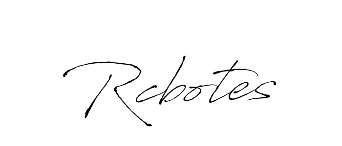 You should practise on your own different ways (Antro_Vectra) to write your name (Rcbotes) in signature. don't let someone else do it for you. Rcbotes signature style 6 images and pictures png