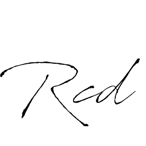 Create a beautiful signature design for name Rcd. With this signature (Antro_Vectra) fonts, you can make a handwritten signature for free. Rcd signature style 6 images and pictures png