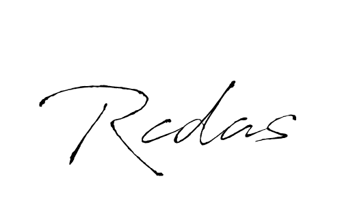 The best way (Antro_Vectra) to make a short signature is to pick only two or three words in your name. The name Rcdas include a total of six letters. For converting this name. Rcdas signature style 6 images and pictures png