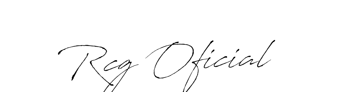 Rcg Oficial stylish signature style. Best Handwritten Sign (Antro_Vectra) for my name. Handwritten Signature Collection Ideas for my name Rcg Oficial. Rcg Oficial signature style 6 images and pictures png