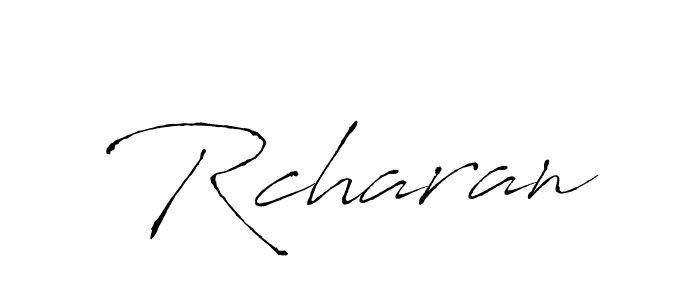 Create a beautiful signature design for name Rcharan. With this signature (Antro_Vectra) fonts, you can make a handwritten signature for free. Rcharan signature style 6 images and pictures png