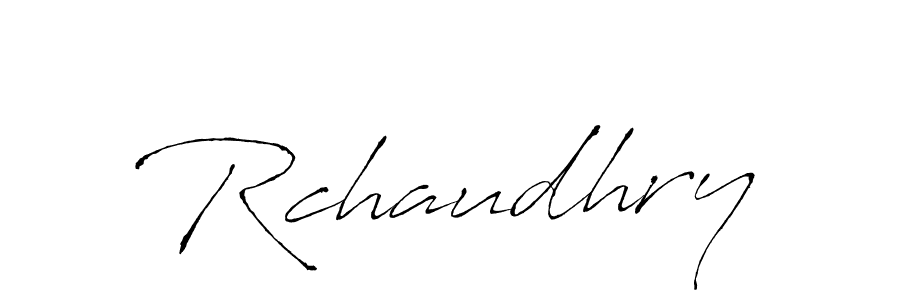 The best way (Antro_Vectra) to make a short signature is to pick only two or three words in your name. The name Rchaudhry include a total of six letters. For converting this name. Rchaudhry signature style 6 images and pictures png