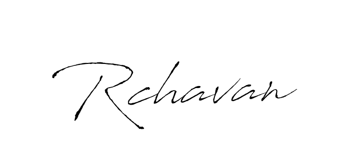 Make a beautiful signature design for name Rchavan. Use this online signature maker to create a handwritten signature for free. Rchavan signature style 6 images and pictures png