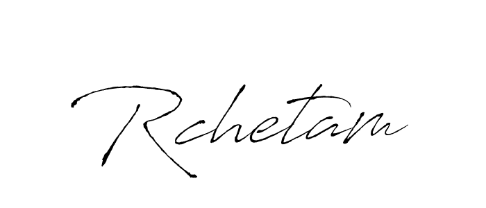The best way (Antro_Vectra) to make a short signature is to pick only two or three words in your name. The name Rchetam include a total of six letters. For converting this name. Rchetam signature style 6 images and pictures png