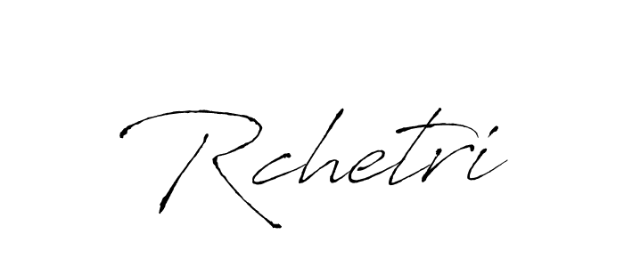 Use a signature maker to create a handwritten signature online. With this signature software, you can design (Antro_Vectra) your own signature for name Rchetri. Rchetri signature style 6 images and pictures png