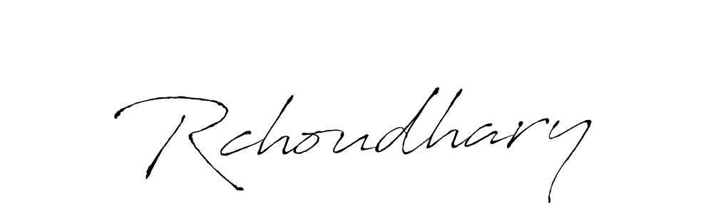 if you are searching for the best signature style for your name Rchoudhary. so please give up your signature search. here we have designed multiple signature styles  using Antro_Vectra. Rchoudhary signature style 6 images and pictures png