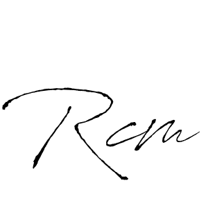 Similarly Antro_Vectra is the best handwritten signature design. Signature creator online .You can use it as an online autograph creator for name Rcm. Rcm signature style 6 images and pictures png