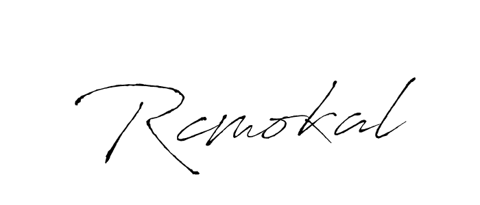 The best way (Antro_Vectra) to make a short signature is to pick only two or three words in your name. The name Rcmokal include a total of six letters. For converting this name. Rcmokal signature style 6 images and pictures png