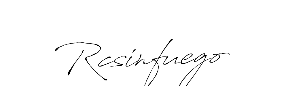 The best way (Antro_Vectra) to make a short signature is to pick only two or three words in your name. The name Rcsinfuego include a total of six letters. For converting this name. Rcsinfuego signature style 6 images and pictures png