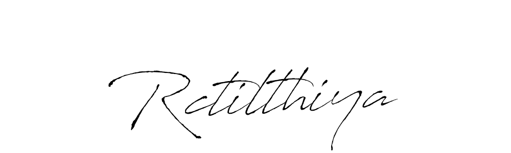 Create a beautiful signature design for name Rctilthiya. With this signature (Antro_Vectra) fonts, you can make a handwritten signature for free. Rctilthiya signature style 6 images and pictures png