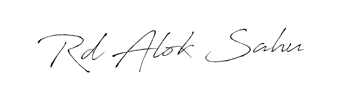 Also we have Rd Alok Sahu name is the best signature style. Create professional handwritten signature collection using Antro_Vectra autograph style. Rd Alok Sahu signature style 6 images and pictures png
