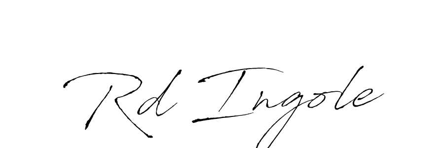 This is the best signature style for the Rd Ingole name. Also you like these signature font (Antro_Vectra). Mix name signature. Rd Ingole signature style 6 images and pictures png