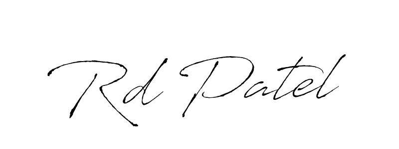 Also You can easily find your signature by using the search form. We will create Rd Patel name handwritten signature images for you free of cost using Antro_Vectra sign style. Rd Patel signature style 6 images and pictures png
