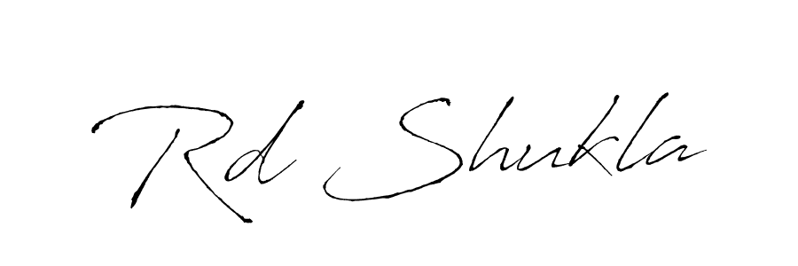 You should practise on your own different ways (Antro_Vectra) to write your name (Rd Shukla) in signature. don't let someone else do it for you. Rd Shukla signature style 6 images and pictures png