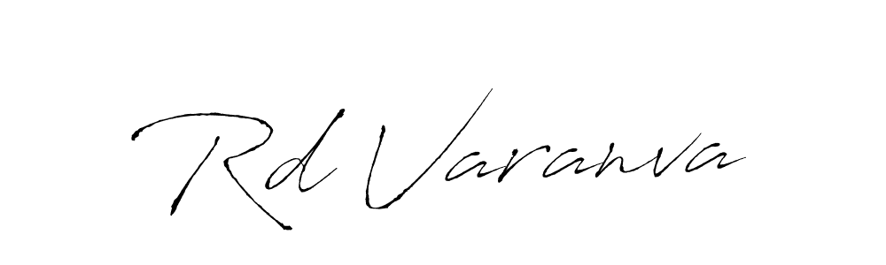 Create a beautiful signature design for name Rd Varanva. With this signature (Antro_Vectra) fonts, you can make a handwritten signature for free. Rd Varanva signature style 6 images and pictures png