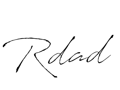 if you are searching for the best signature style for your name Rdad. so please give up your signature search. here we have designed multiple signature styles  using Antro_Vectra. Rdad signature style 6 images and pictures png