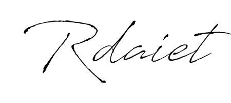 You can use this online signature creator to create a handwritten signature for the name Rdaiet. This is the best online autograph maker. Rdaiet signature style 6 images and pictures png