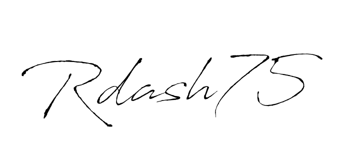 This is the best signature style for the Rdash75 name. Also you like these signature font (Antro_Vectra). Mix name signature. Rdash75 signature style 6 images and pictures png