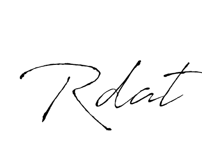 Once you've used our free online signature maker to create your best signature Antro_Vectra style, it's time to enjoy all of the benefits that Rdat name signing documents. Rdat signature style 6 images and pictures png