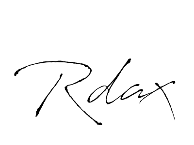 Create a beautiful signature design for name Rdax. With this signature (Antro_Vectra) fonts, you can make a handwritten signature for free. Rdax signature style 6 images and pictures png