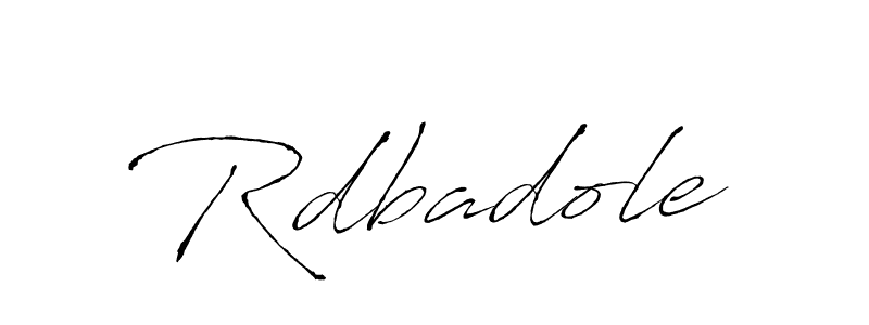 Use a signature maker to create a handwritten signature online. With this signature software, you can design (Antro_Vectra) your own signature for name Rdbadole. Rdbadole signature style 6 images and pictures png