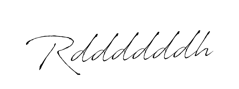 Make a beautiful signature design for name Rddddddh. With this signature (Antro_Vectra) style, you can create a handwritten signature for free. Rddddddh signature style 6 images and pictures png