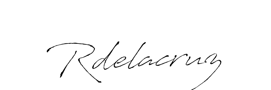 Design your own signature with our free online signature maker. With this signature software, you can create a handwritten (Antro_Vectra) signature for name Rdelacruz. Rdelacruz signature style 6 images and pictures png