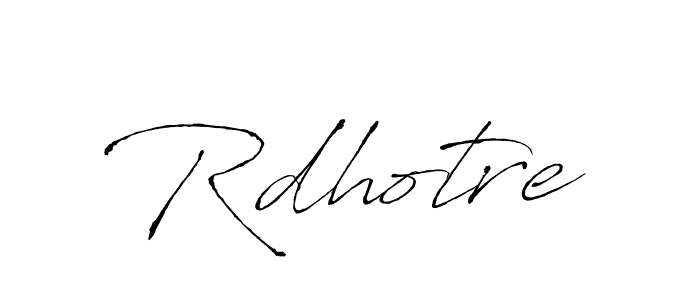 Similarly Antro_Vectra is the best handwritten signature design. Signature creator online .You can use it as an online autograph creator for name Rdhotre. Rdhotre signature style 6 images and pictures png