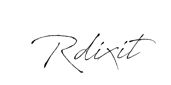 Use a signature maker to create a handwritten signature online. With this signature software, you can design (Antro_Vectra) your own signature for name Rdixit. Rdixit signature style 6 images and pictures png