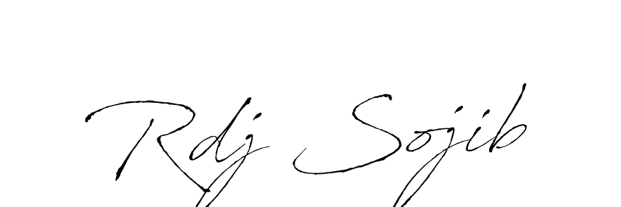 The best way (Antro_Vectra) to make a short signature is to pick only two or three words in your name. The name Rdj Sojib include a total of six letters. For converting this name. Rdj Sojib signature style 6 images and pictures png