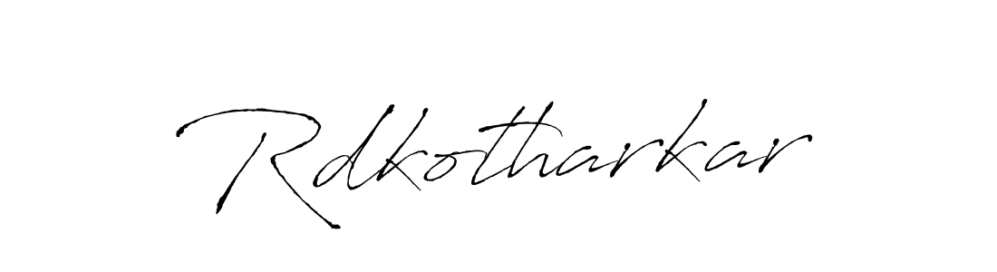 You should practise on your own different ways (Antro_Vectra) to write your name (Rdkotharkar) in signature. don't let someone else do it for you. Rdkotharkar signature style 6 images and pictures png