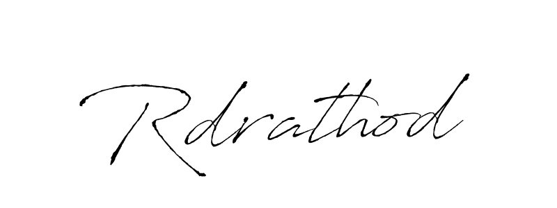 Design your own signature with our free online signature maker. With this signature software, you can create a handwritten (Antro_Vectra) signature for name Rdrathod. Rdrathod signature style 6 images and pictures png