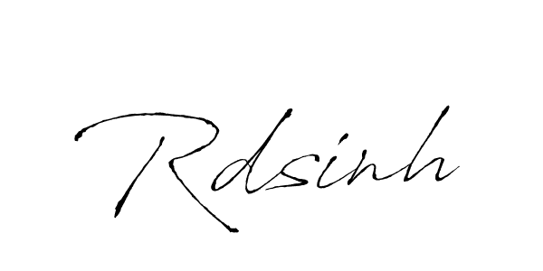 You should practise on your own different ways (Antro_Vectra) to write your name (Rdsinh) in signature. don't let someone else do it for you. Rdsinh signature style 6 images and pictures png