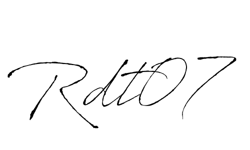 Similarly Antro_Vectra is the best handwritten signature design. Signature creator online .You can use it as an online autograph creator for name Rdt07. Rdt07 signature style 6 images and pictures png