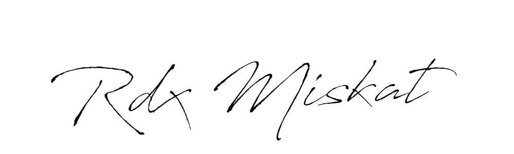 How to make Rdx Miskat name signature. Use Antro_Vectra style for creating short signs online. This is the latest handwritten sign. Rdx Miskat signature style 6 images and pictures png