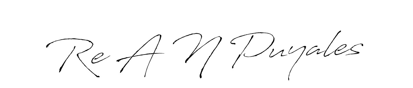 It looks lik you need a new signature style for name Re A N Puyales. Design unique handwritten (Antro_Vectra) signature with our free signature maker in just a few clicks. Re A N Puyales signature style 6 images and pictures png