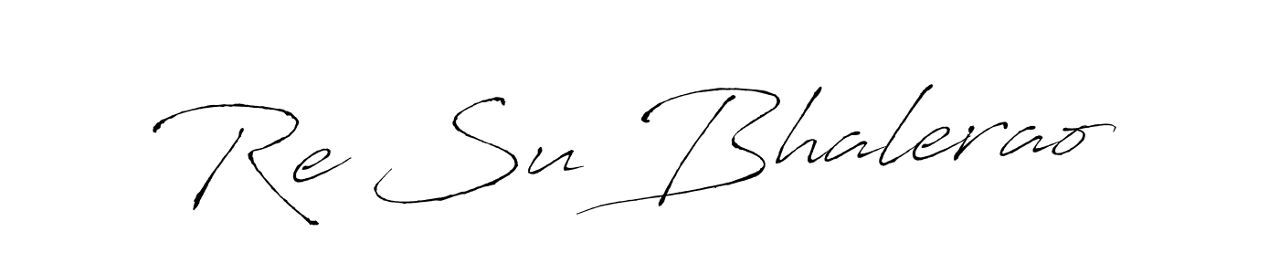 Make a beautiful signature design for name Re Su Bhalerao. With this signature (Antro_Vectra) style, you can create a handwritten signature for free. Re Su Bhalerao signature style 6 images and pictures png