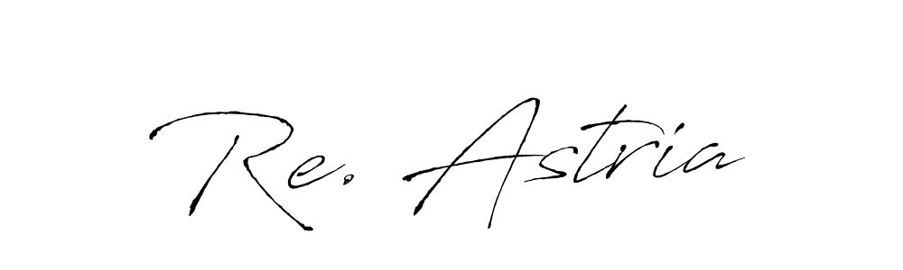 Make a short Re. Astria signature style. Manage your documents anywhere anytime using Antro_Vectra. Create and add eSignatures, submit forms, share and send files easily. Re. Astria signature style 6 images and pictures png