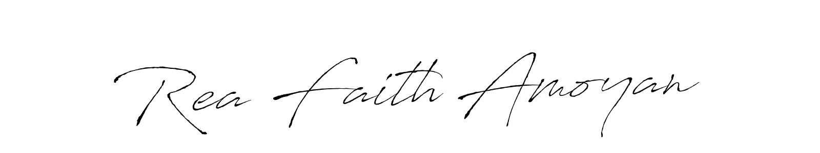 You should practise on your own different ways (Antro_Vectra) to write your name (Rea Faith Amoyan) in signature. don't let someone else do it for you. Rea Faith Amoyan signature style 6 images and pictures png