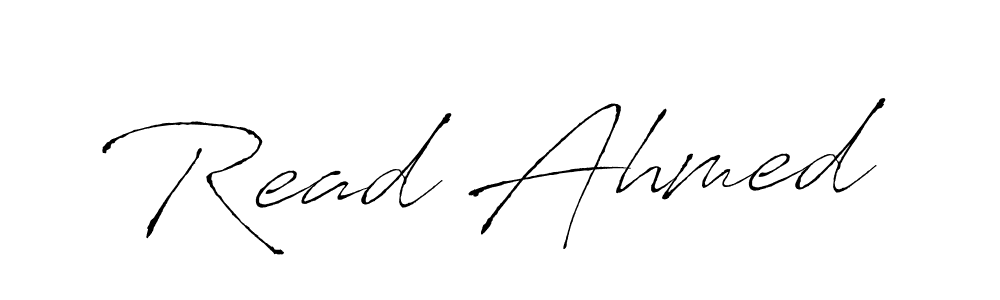 You should practise on your own different ways (Antro_Vectra) to write your name (Read Ahmed) in signature. don't let someone else do it for you. Read Ahmed signature style 6 images and pictures png