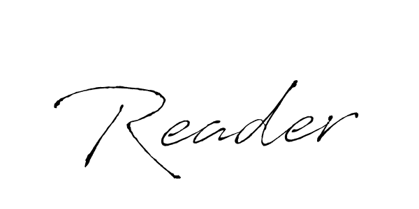 Make a beautiful signature design for name Reader. Use this online signature maker to create a handwritten signature for free. Reader signature style 6 images and pictures png