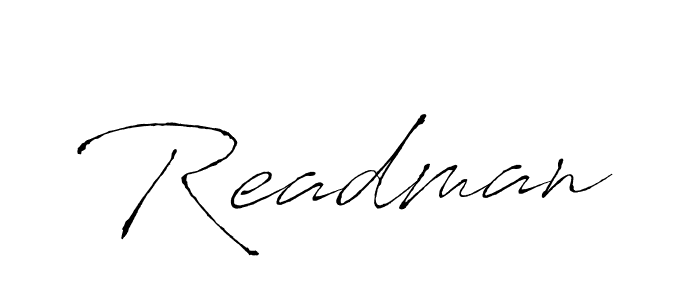 How to make Readman name signature. Use Antro_Vectra style for creating short signs online. This is the latest handwritten sign. Readman signature style 6 images and pictures png