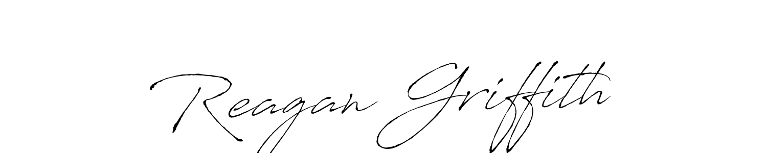 Also we have Reagan Griffith name is the best signature style. Create professional handwritten signature collection using Antro_Vectra autograph style. Reagan Griffith signature style 6 images and pictures png