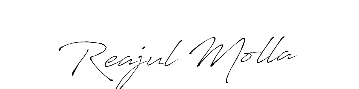 Similarly Antro_Vectra is the best handwritten signature design. Signature creator online .You can use it as an online autograph creator for name Reajul Molla. Reajul Molla signature style 6 images and pictures png