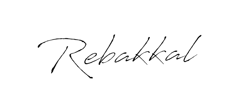 It looks lik you need a new signature style for name Rebakkal. Design unique handwritten (Antro_Vectra) signature with our free signature maker in just a few clicks. Rebakkal signature style 6 images and pictures png