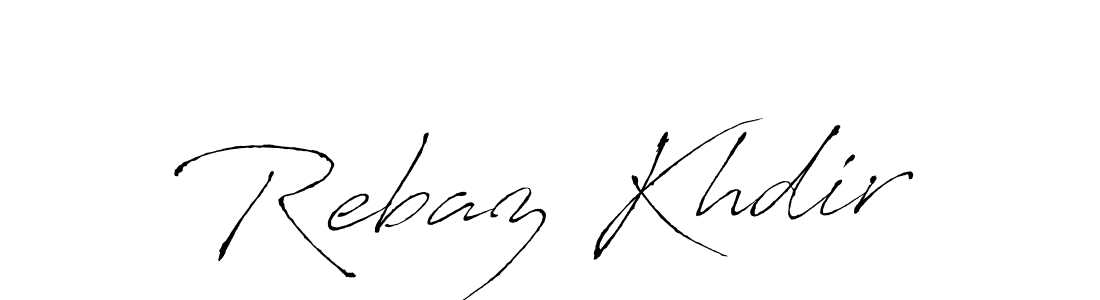 Also we have Rebaz Khdir name is the best signature style. Create professional handwritten signature collection using Antro_Vectra autograph style. Rebaz Khdir signature style 6 images and pictures png